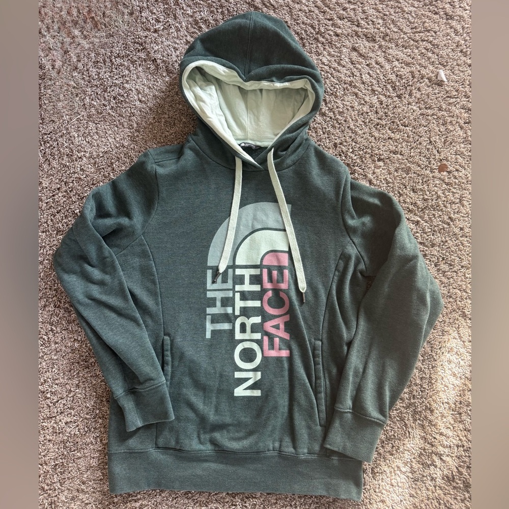 The North Face women's Dark Green Hooded Sweatshirt